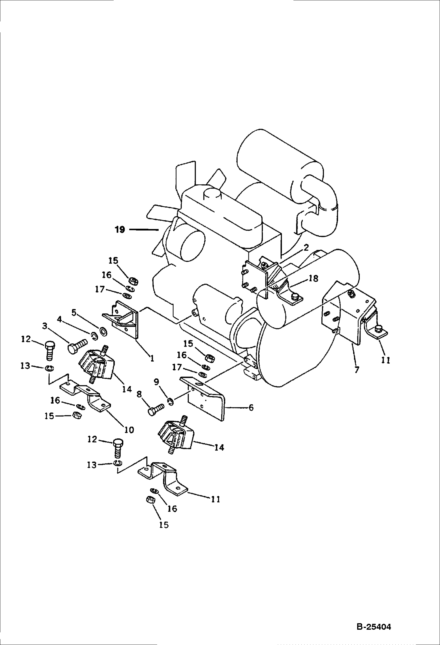 ЗАПАСНЫЕ ЧАСТИ ДЛЯ МОНТАЖА ДВИГАТЕЛЯ