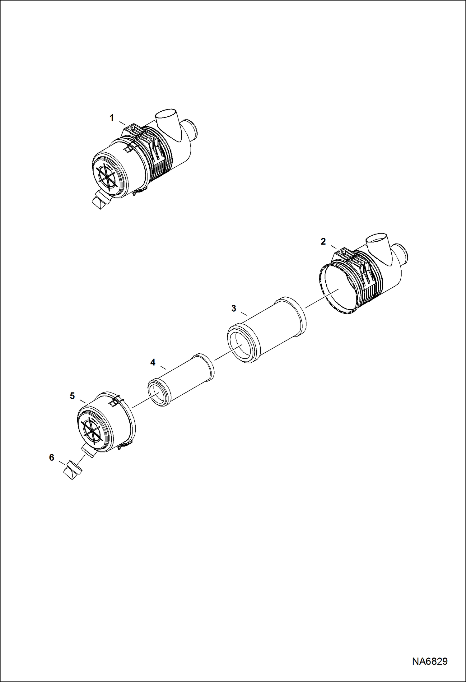 Схема ВОЗДУШНЫЙ ФИЛЬТР