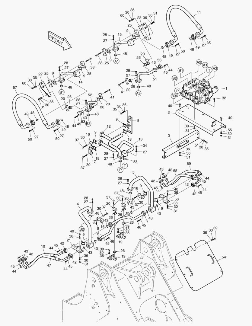 1175 CONTROL VALVE PIPING-3 SPOOL [3189~]