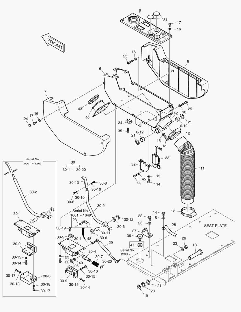 ПУЛЬТ УПРАВЛЕНИЯ-ЛЕВОСТОРОННИЙ