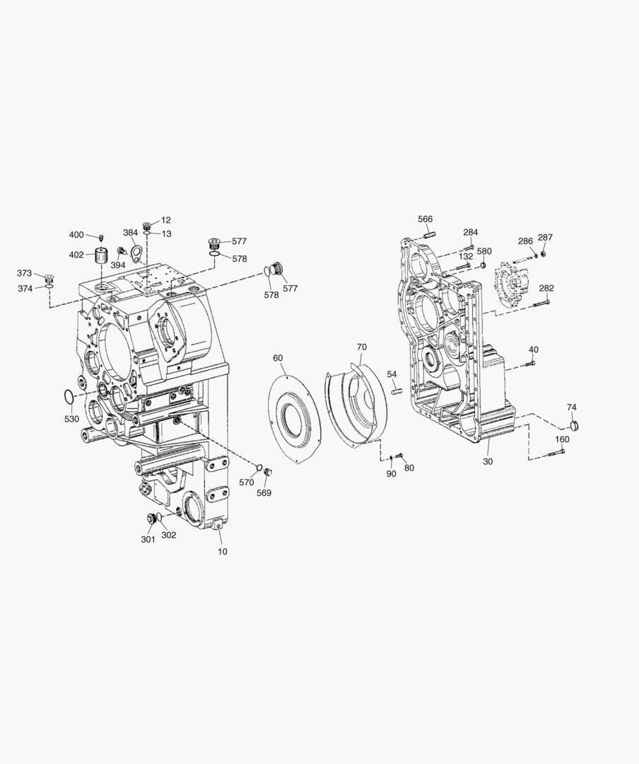КОРПУС КОРОБКИ ПЕРЕДАЧ