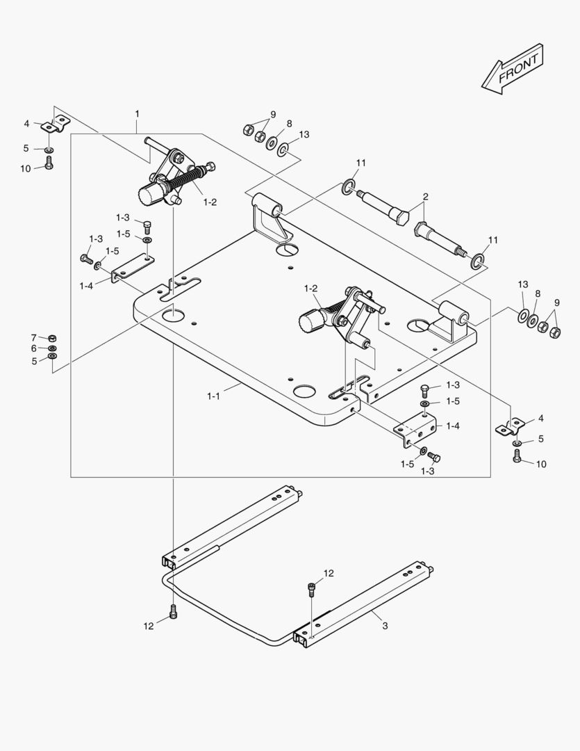 1470 SEAT SLIDING PLATE [5001~5093]