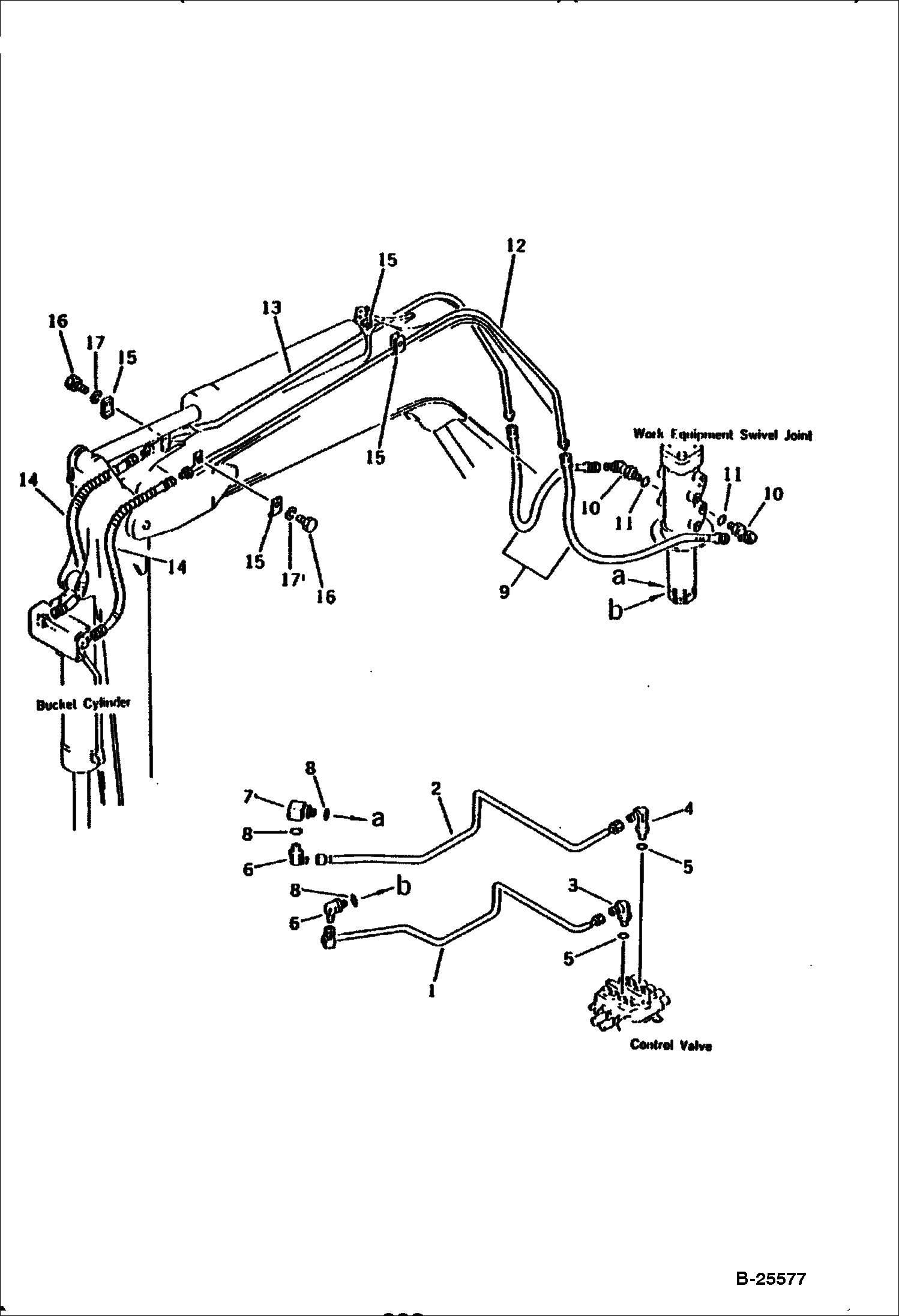 ИЗ ВЕНТИЛЯТОРА ЦИЛИНДРА) (С ГИДРОСИСТЕМОЙ НАВЕСНОГО ОБОРУДОВАНИЯ)