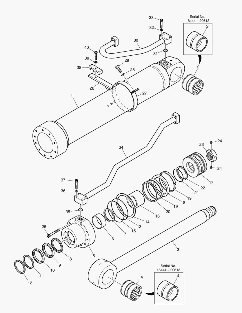 4241 BOOM CYLINDER - R.H. [18444~]