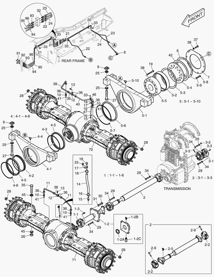 1220 AXLE & DRIVE SHAFT