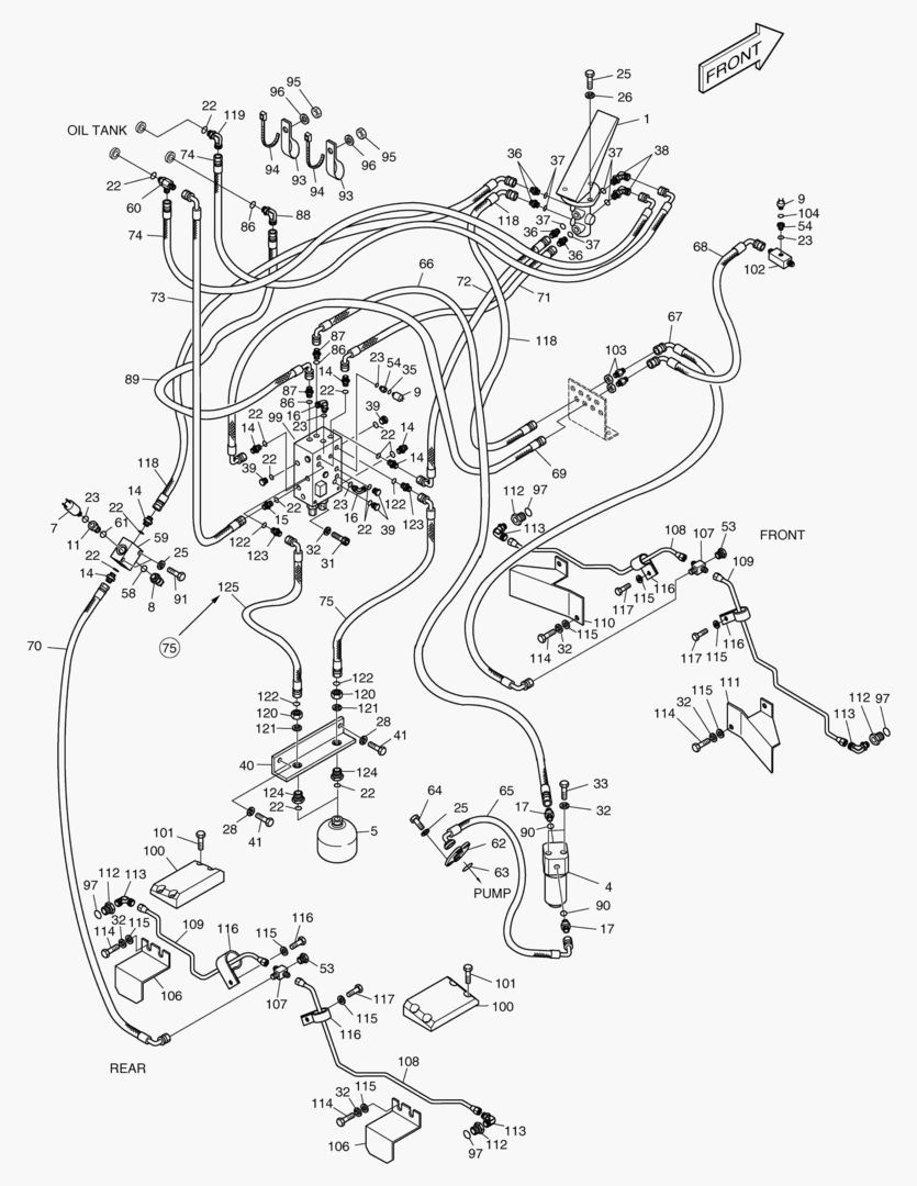 1261 BRAKE PIPING [1041~]