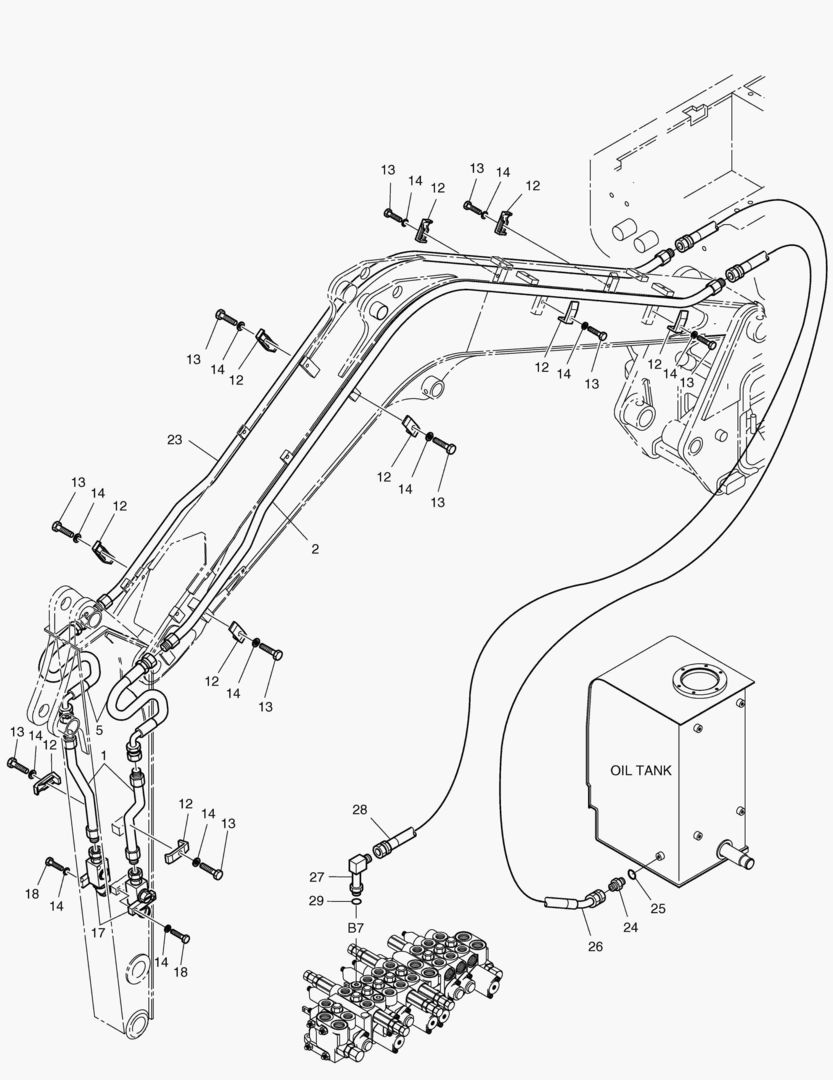 1501 BREAKER PIPING-ONE WAY [867~]