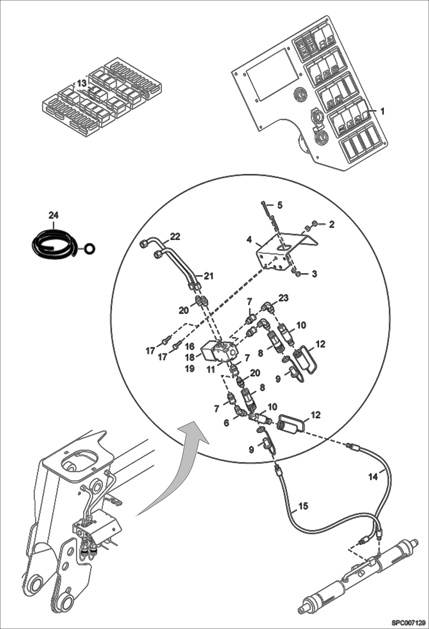 2 ФУНКЦИB ГИДРАВЛИКИ СТРЕЛЫ