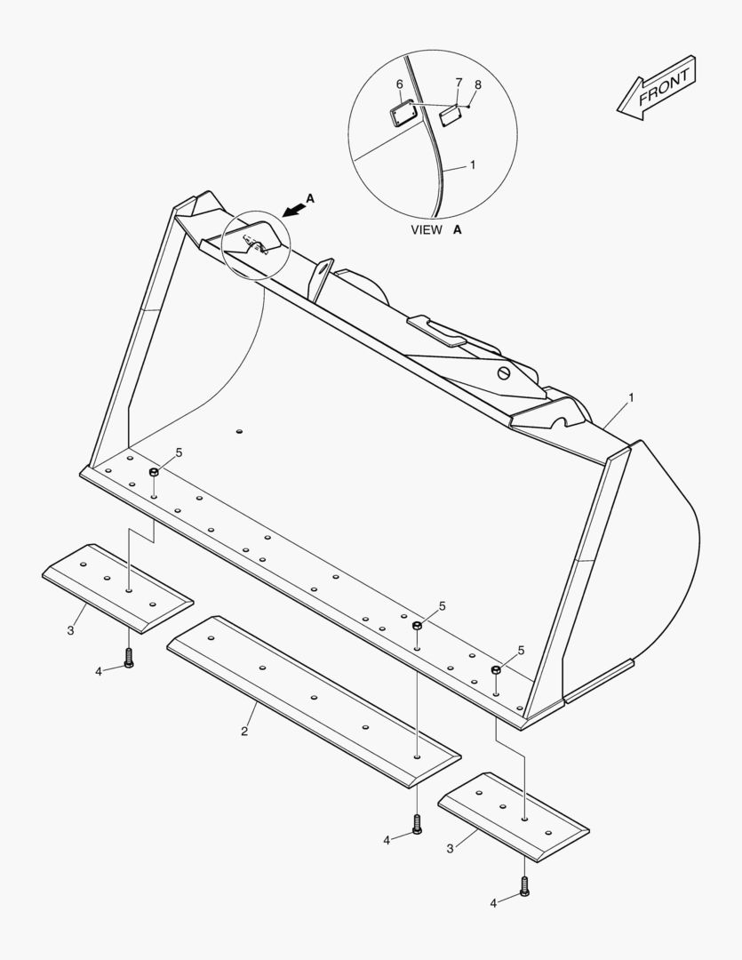 5610 BUCKET - 3.9гЋҐ - CUTTING EDGE