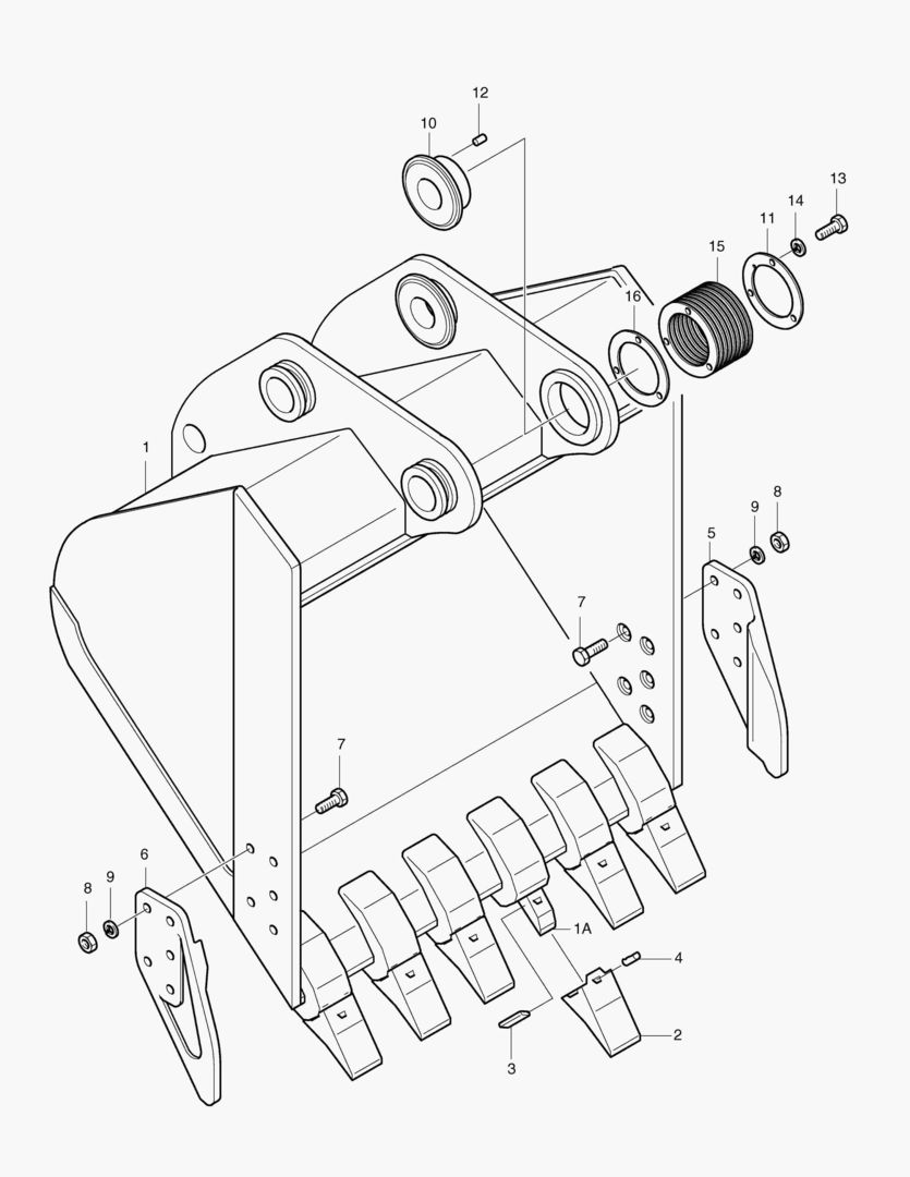 3122 BUCKET-1.0MВі