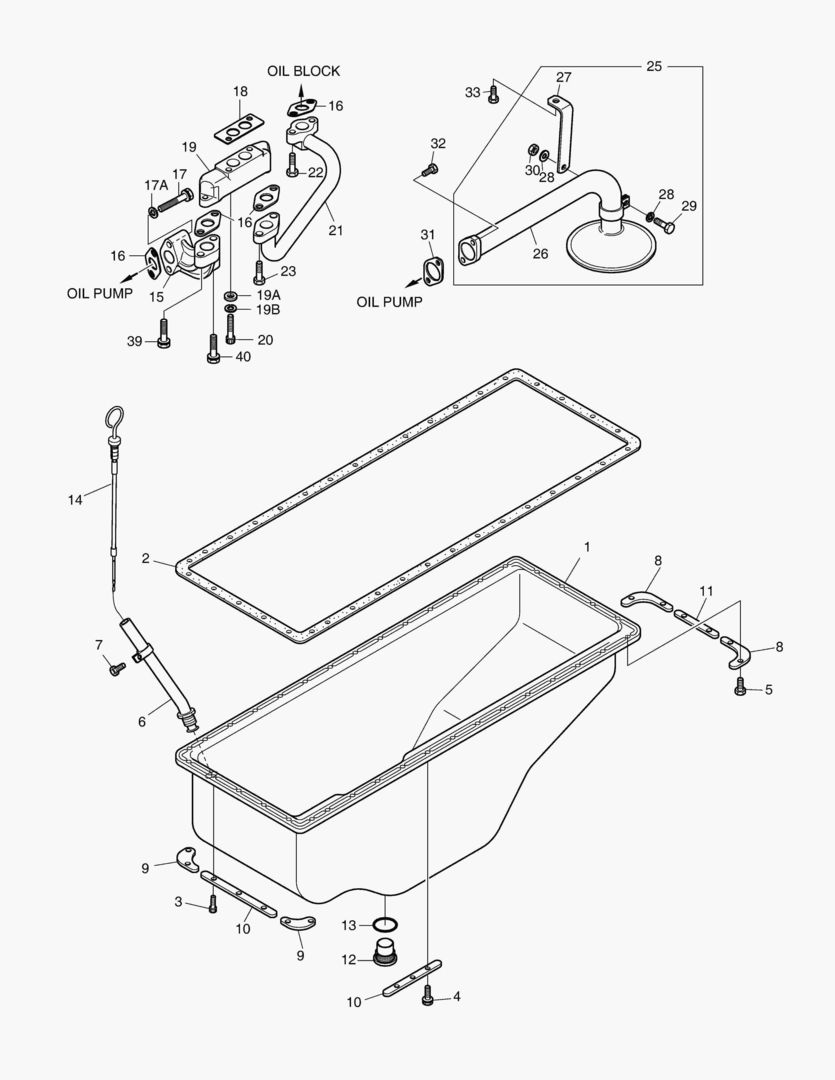 019 OIL PIPE & OIL PAN