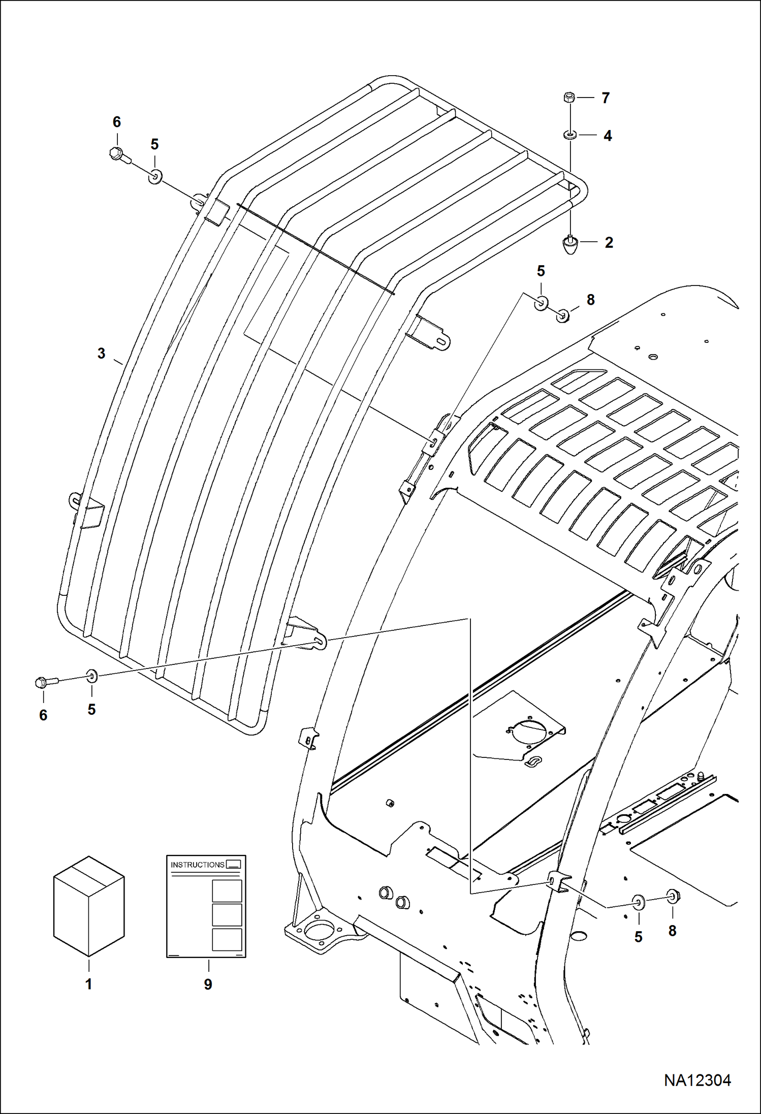 КОМПЛЕКТ РЕШЕТОК ЛОБОВОГО СТЕКЛА KIT