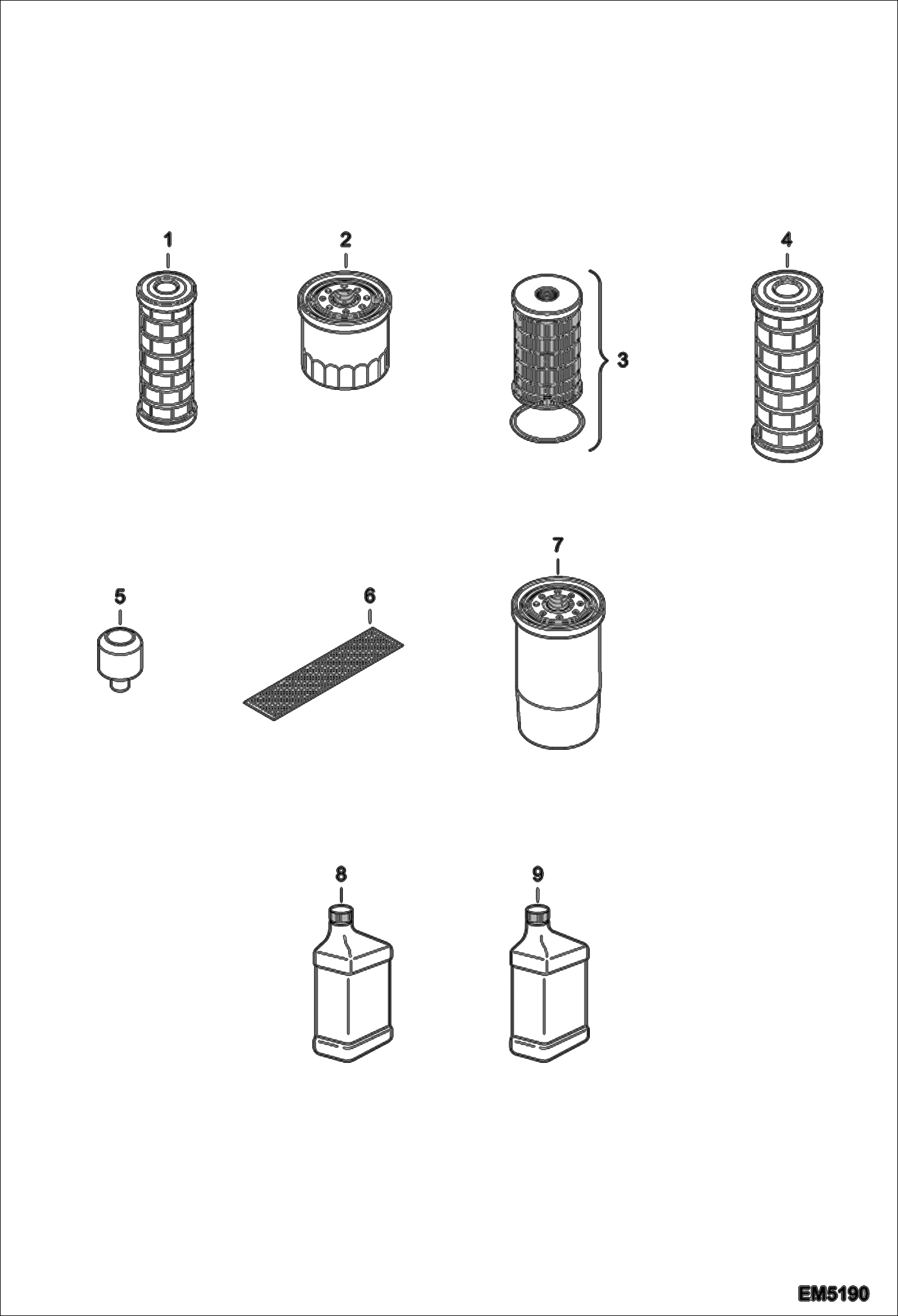 ПУНКТЫ ТЕХНИЧЕСКОГО ОБСЛУЖИВАНИЯ (КАЖДЫЕ 500 ЧАСОВ)
