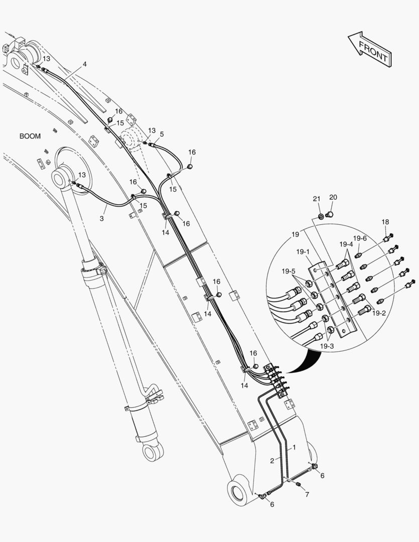ТРУБОПРОВОД СМАЗОЧНОЙ СИСТЕМЫ - СТРЕЛА