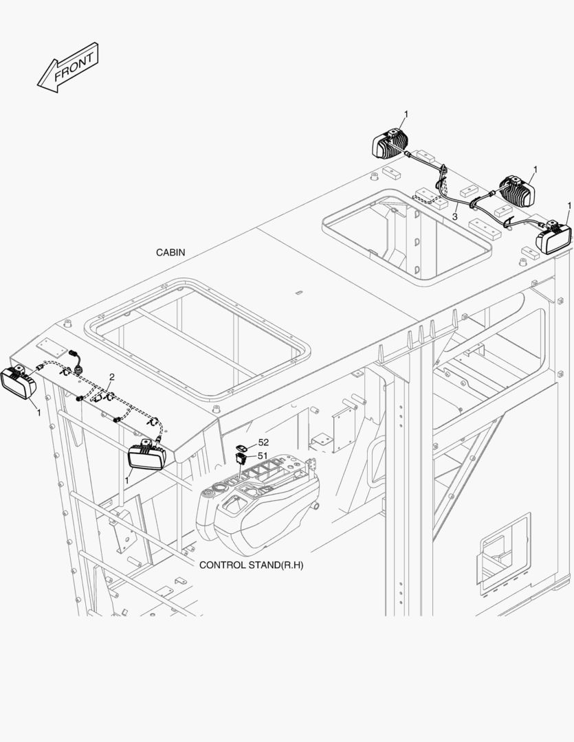 1920 WORKING LAMP - 5 LAMP(LED)