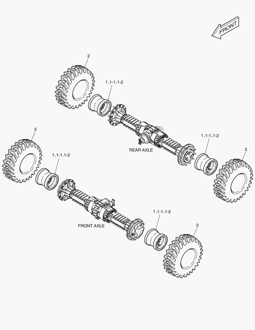 КОЛЕСА В СБОРЕ - 20.5X25XL3