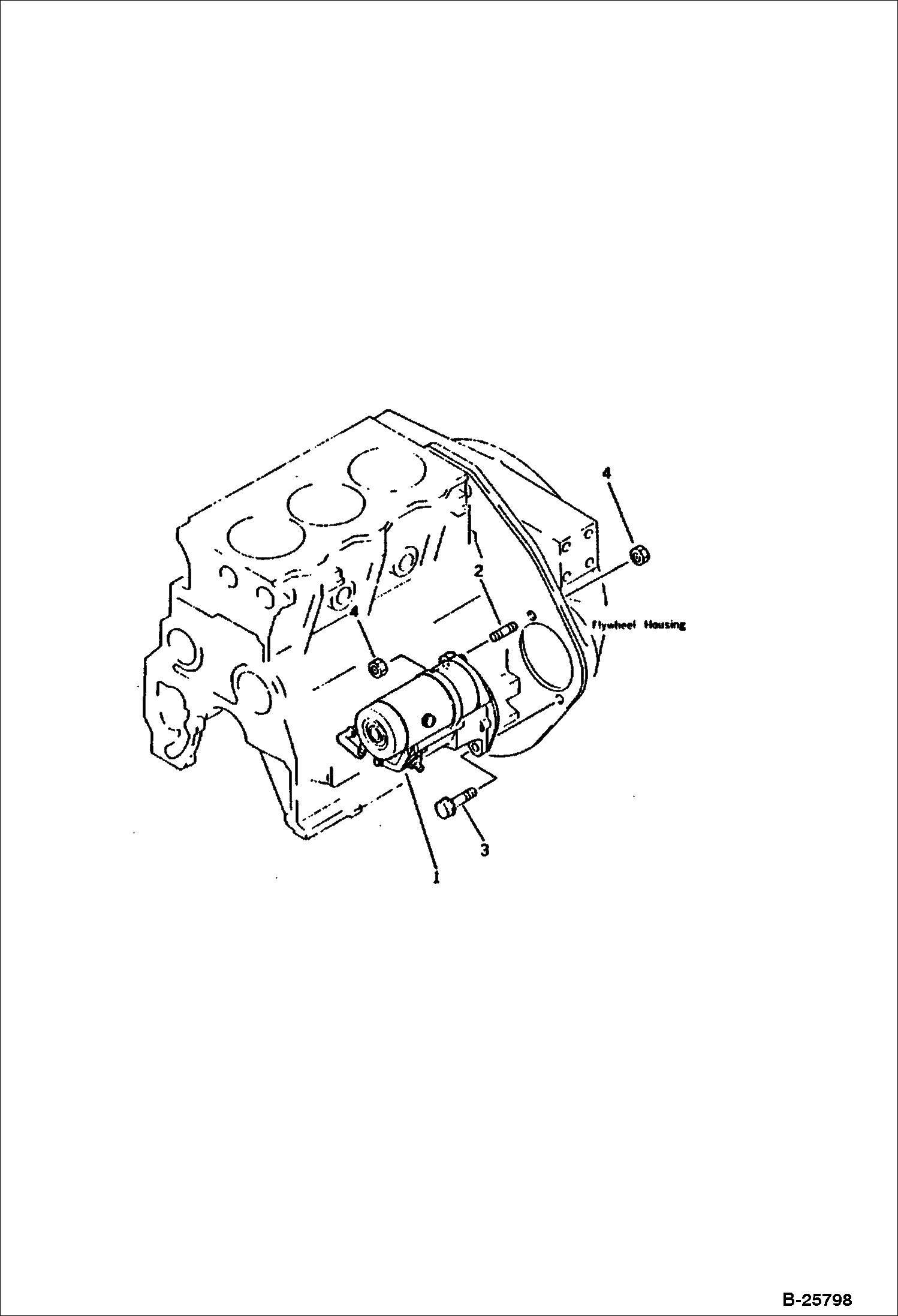 СТАРТЕРНЫЙ МОТОР И КРОНШТЕЙН