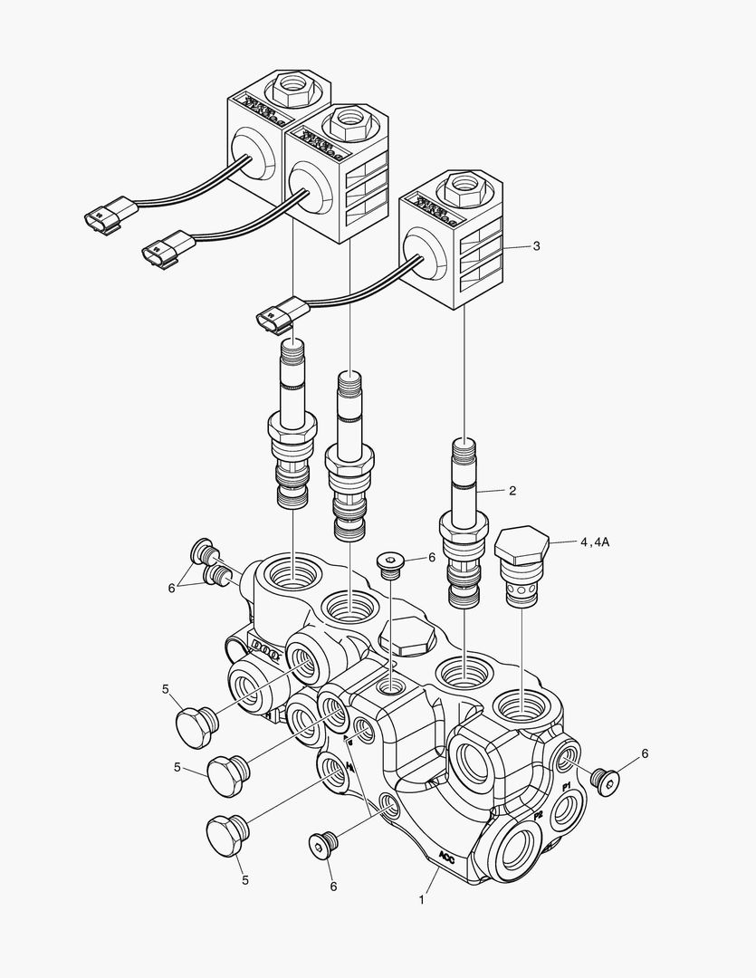 4250 SOLENOID VALVE - 3 SOL