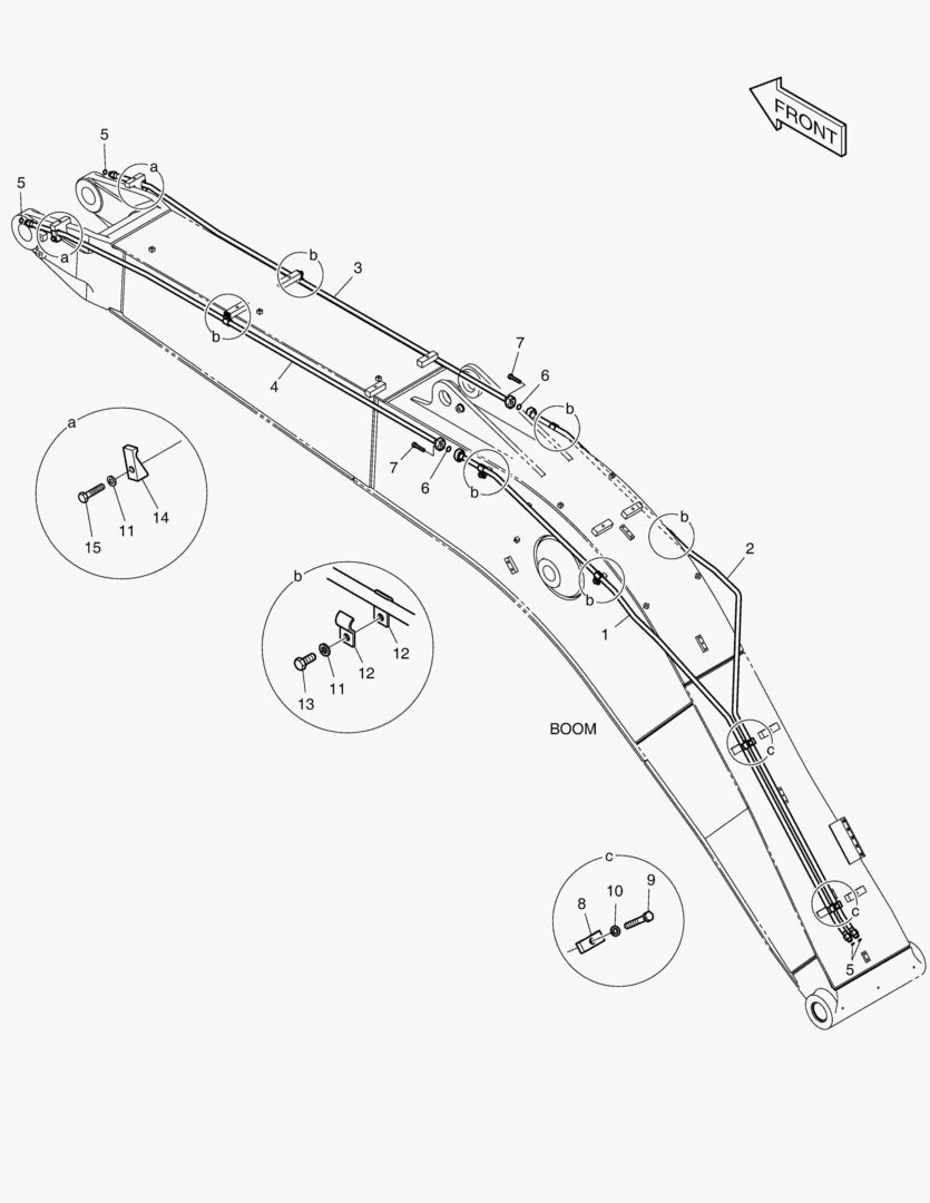 ГИДРОСИСТЕМА СТРЕЛЫ - ВРАЩЕНИЕ