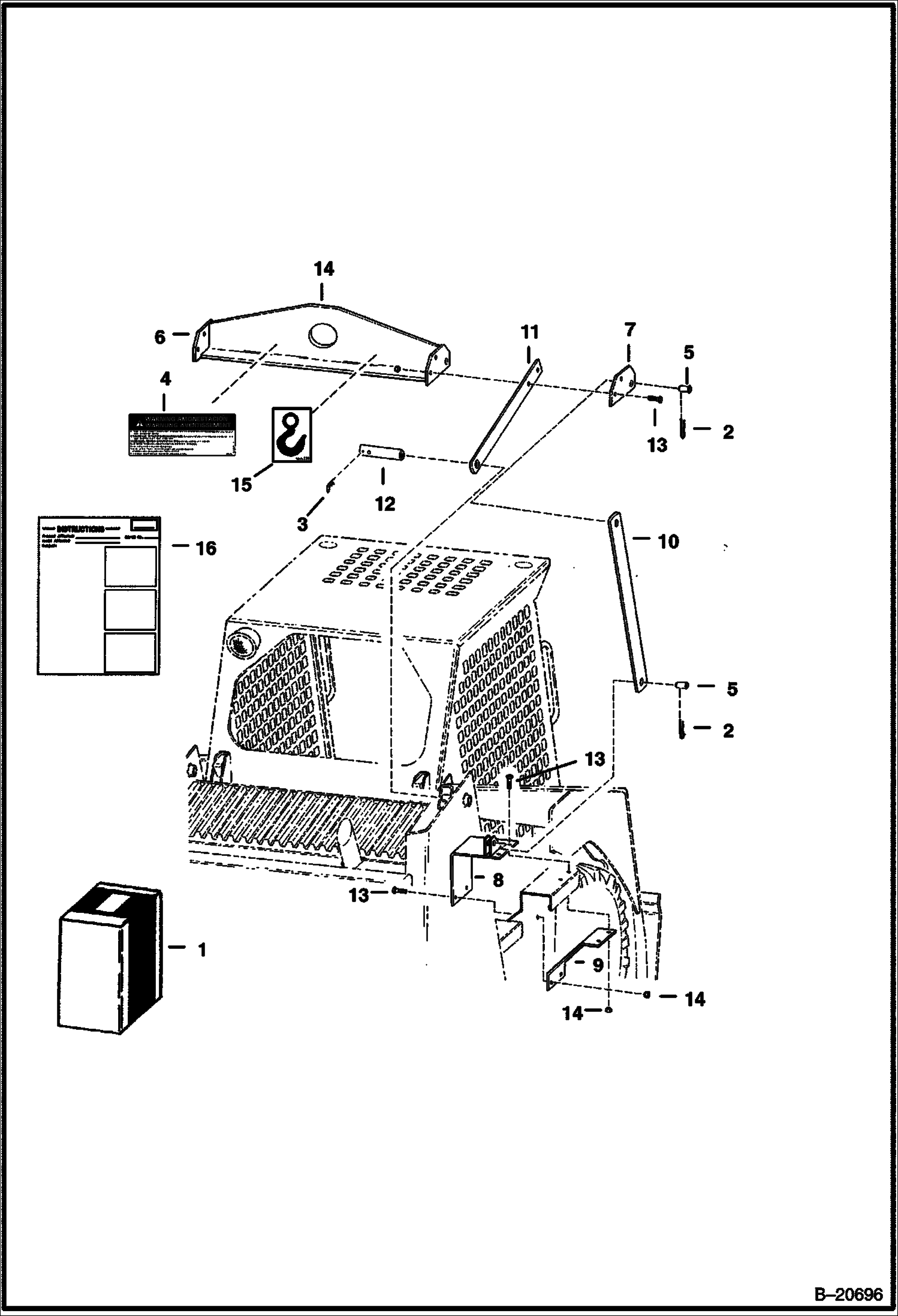 Схема КОМПЛЕКТ ОДНОТОЧЕЧНОГО ПОДЪЕМА