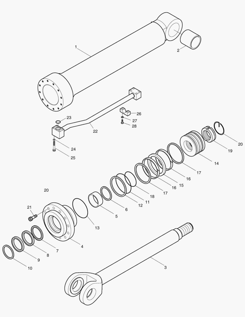 Спецтехника 3540 LIFT CYLINDER