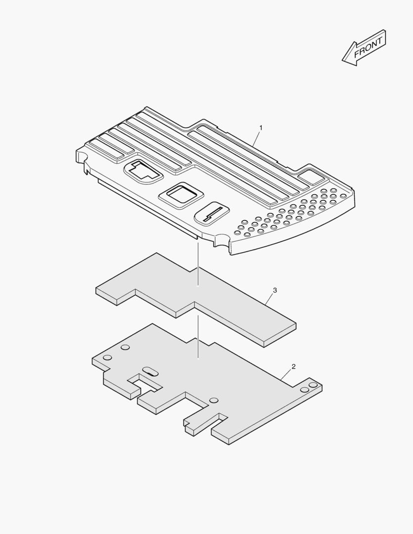 КОВРИК НА ПОЛУ КУЗОВА