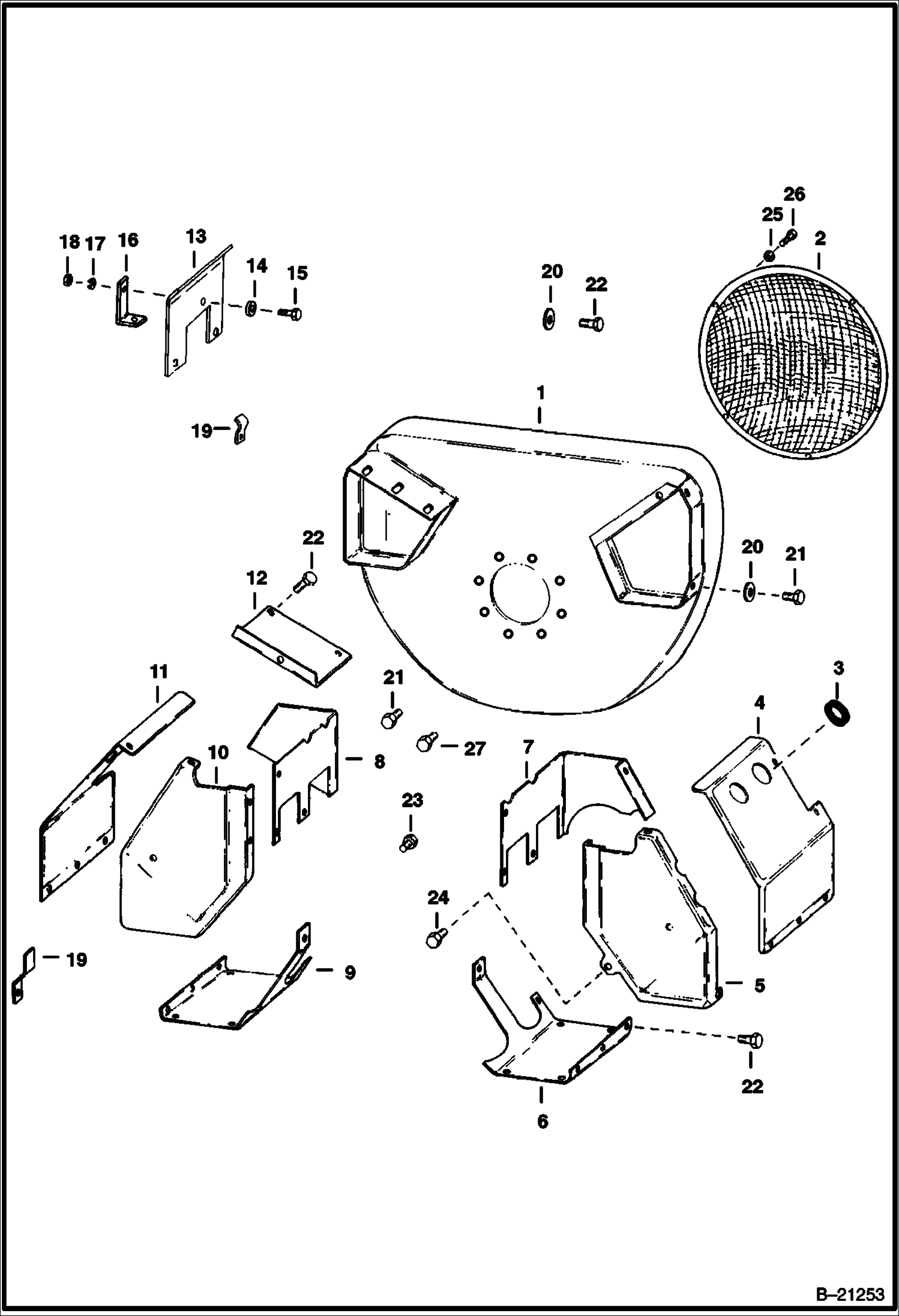 ЗАЩИТНЫЙ КОЖУХ ДВИГАТЕЛЯ