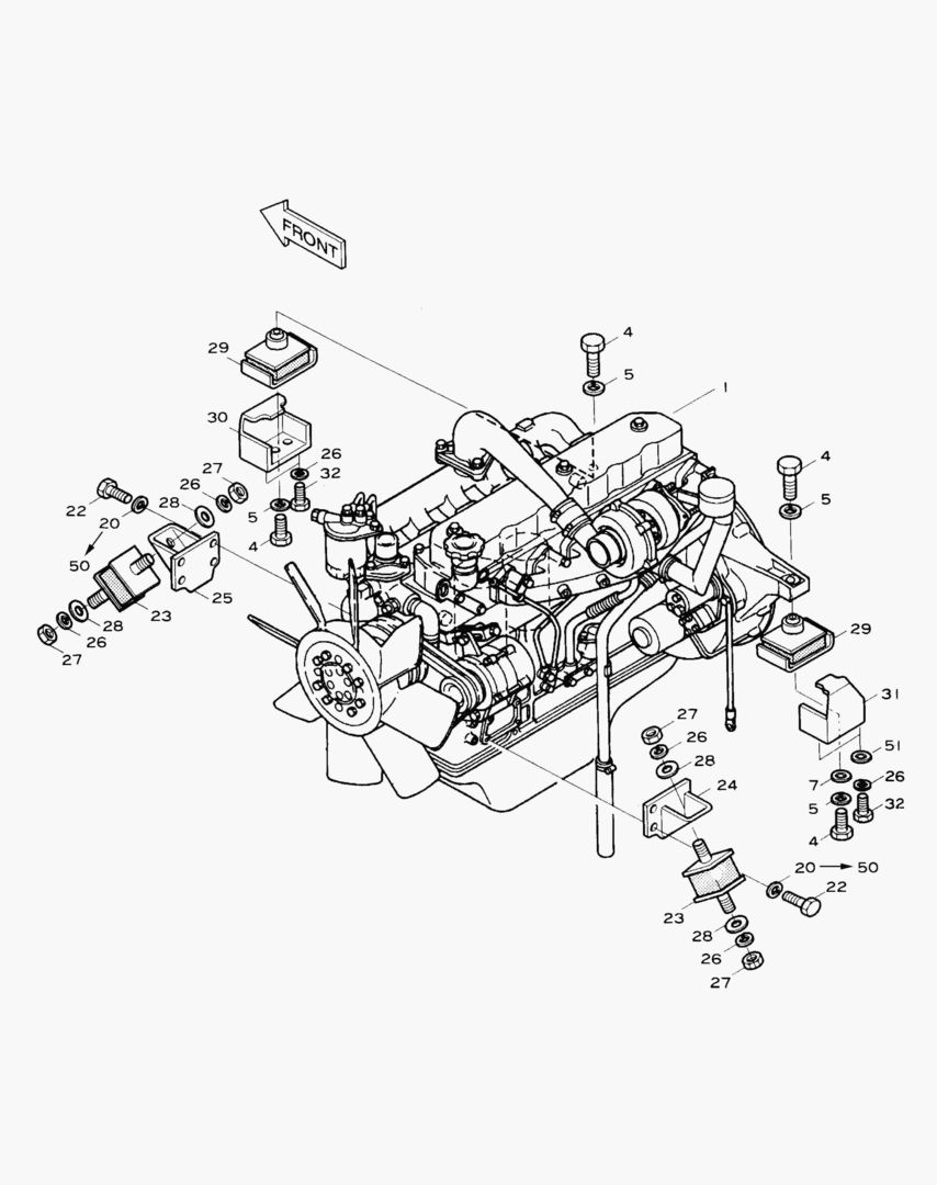МОНТАЖ ДВИГАТЕЛЯ