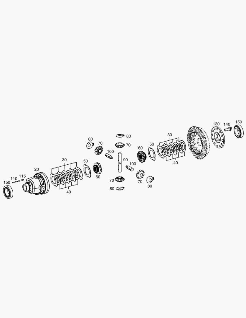 Спецтехника 3550 LIMIT SLIP DIRRERENTIAL - REAR AXLE [3194~] - главное фото