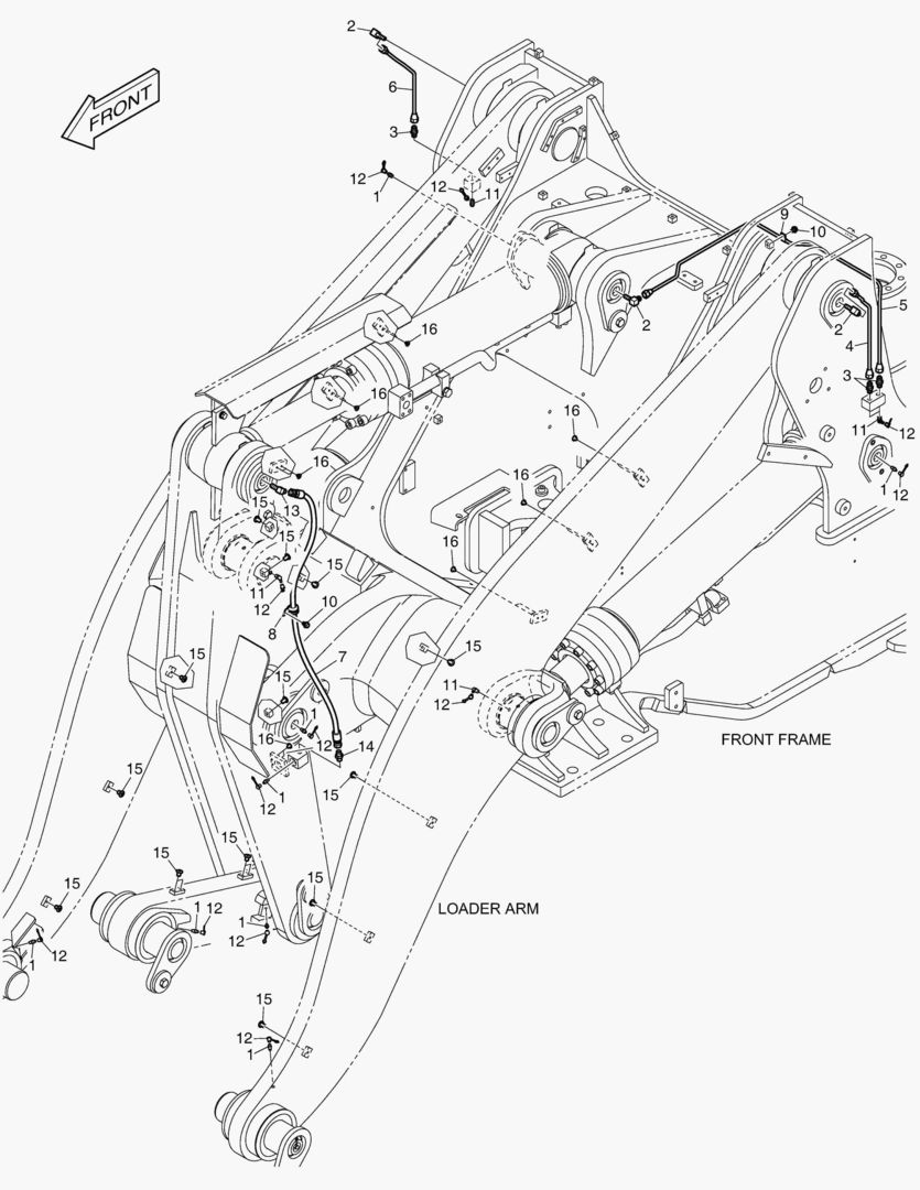 2111 FRONT LUBRICATION PIPING [10161~]