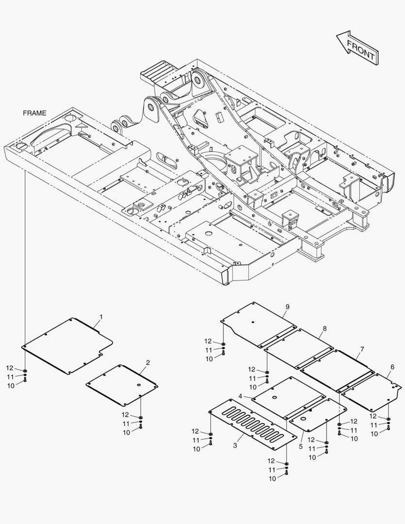 ОБТЕКАЕМАЯ ПОДКУЗОВНАЯ ПАНЕЛЬ