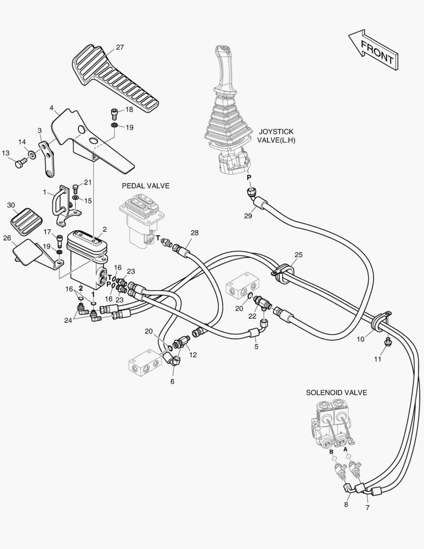 ТРУБОПРОВОД СЕРВОУПРАВЛЕНИЯ(2) - ВРАЩАЮЩИЙСЯ