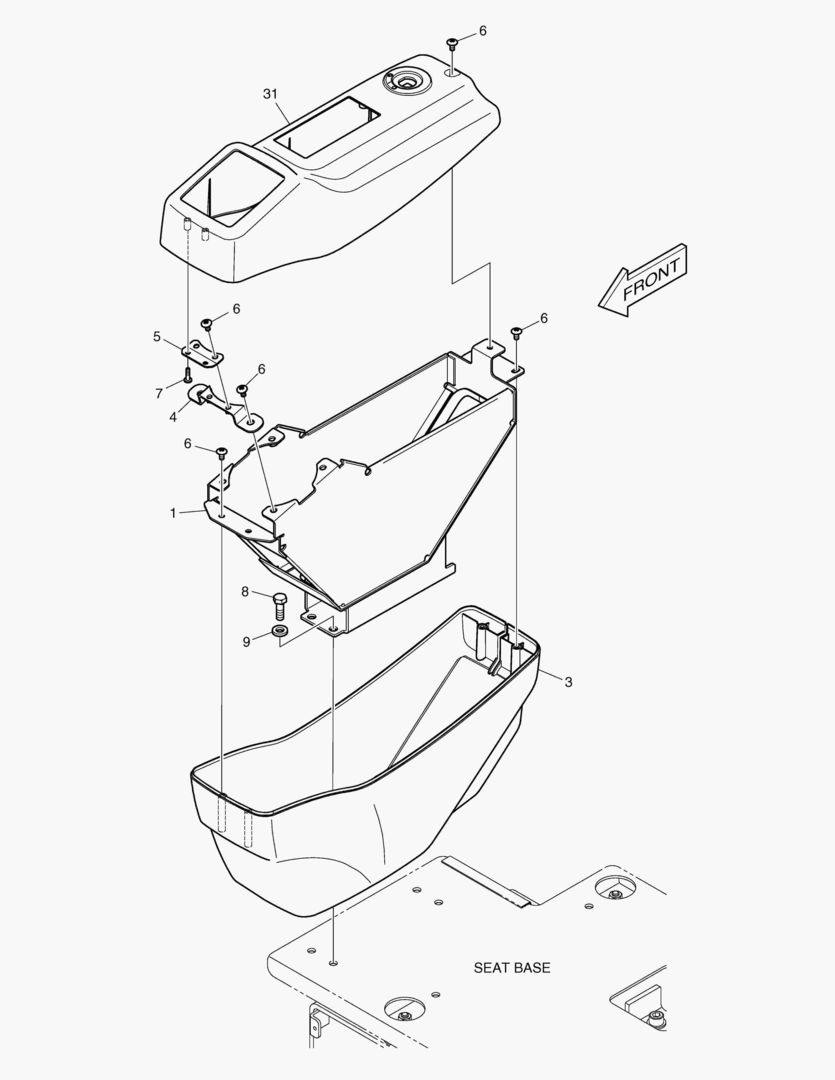 ПУЛЬТ УПРАВЛЕНИЯ - ПРАВОСТОРОННИЙ
