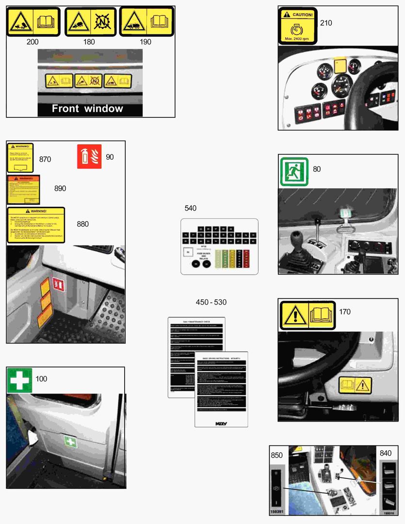 Спецтехника G090-59 STICKERS [410252~] - главное фото