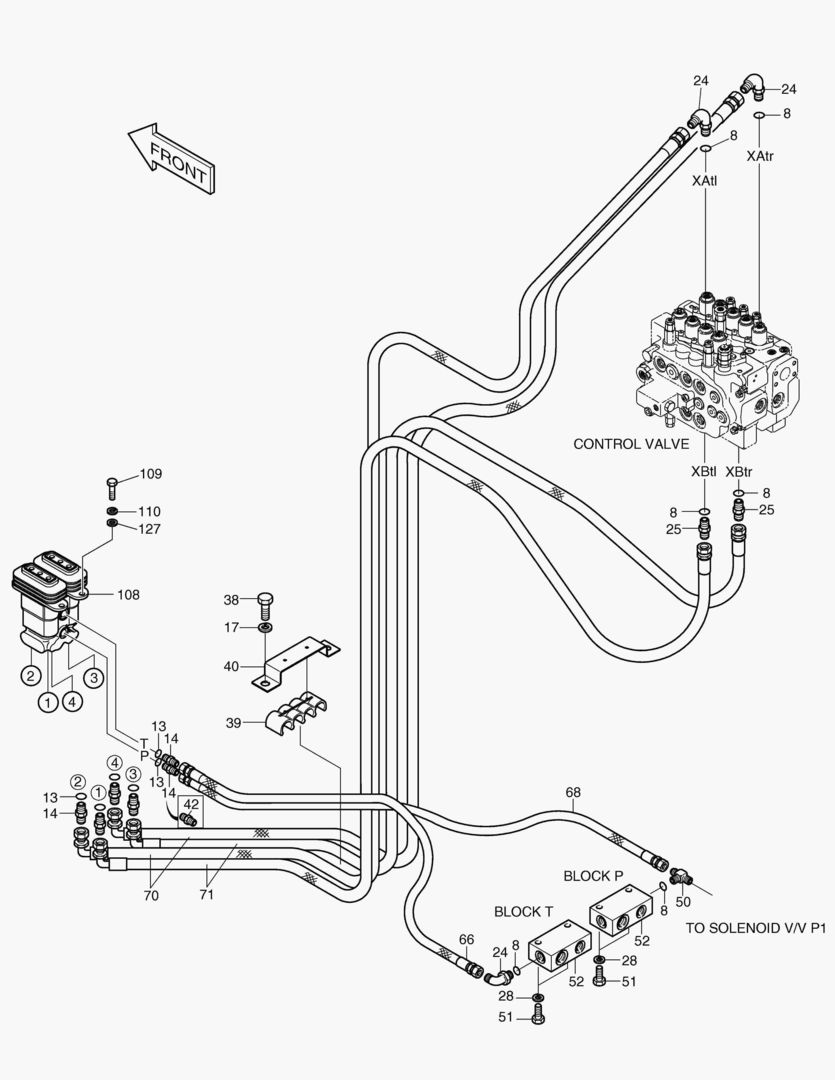 ТРУБОПРОВОД СЕРВОУПРАВЛЕНИЯ(6)