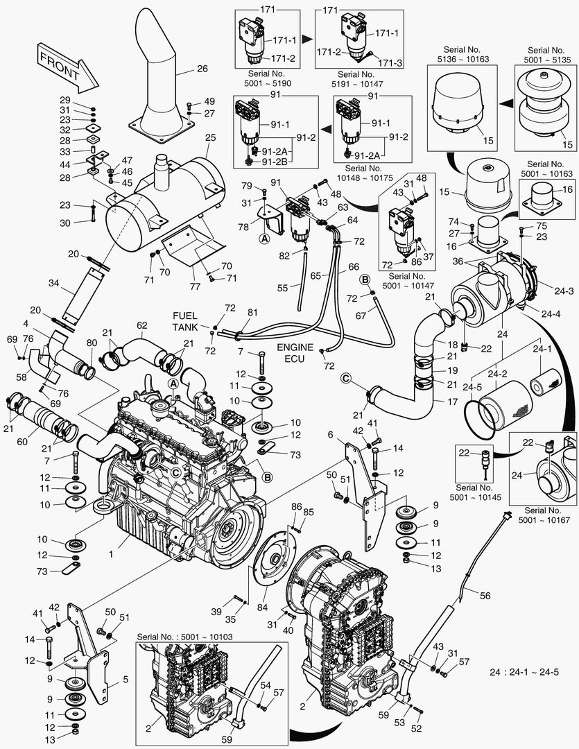 МОНТАЖ ДВИГАТЕЛЯ
