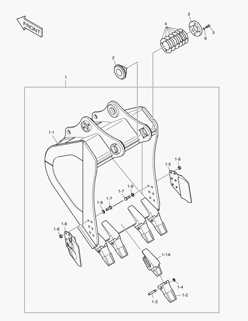 6740 BUCKET - 1.25mВі