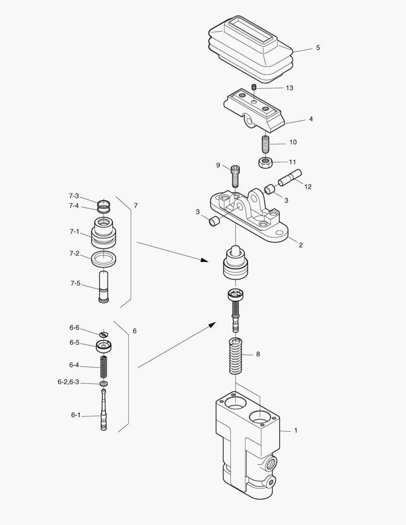 4195 PEDAL VALVE-BREAKER [1026~]