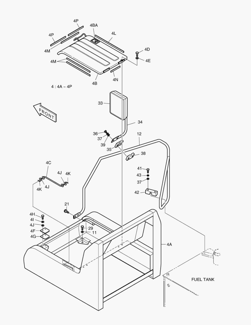 КРЫШКА АККУМУЛЯТОРА