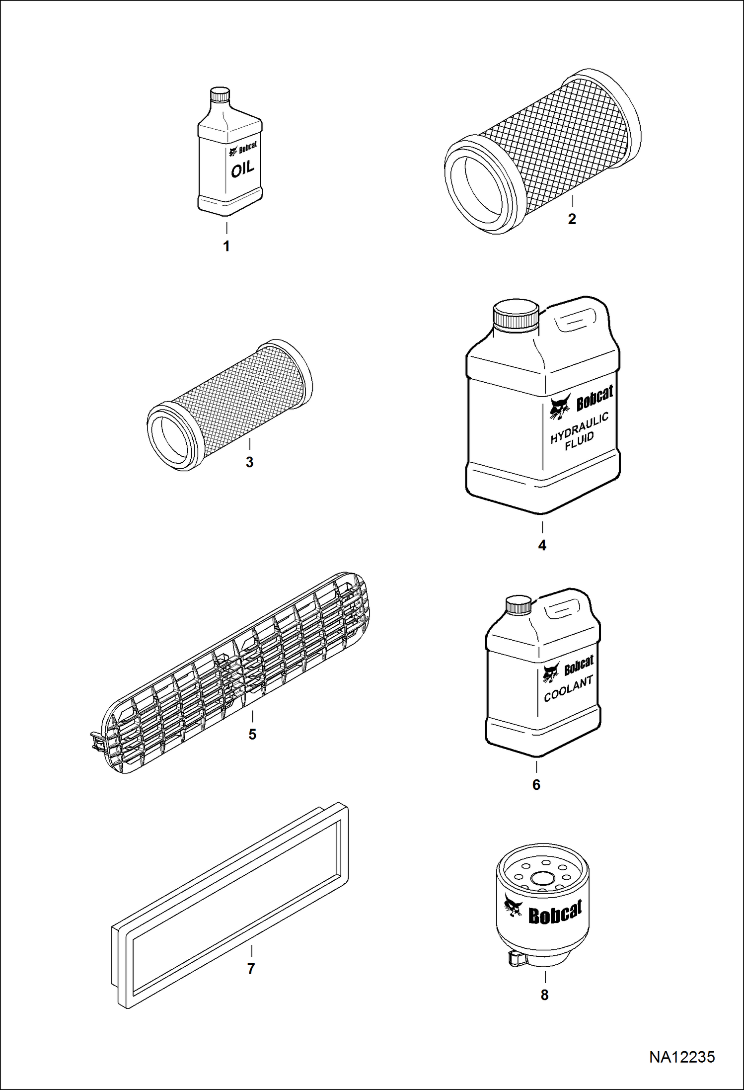 ПУНКТЫ ТЕХНИЧЕСКОГО ОБСЛУЖИВАНИЯ (КАЖДВЕ 10 ЧАСОВ)