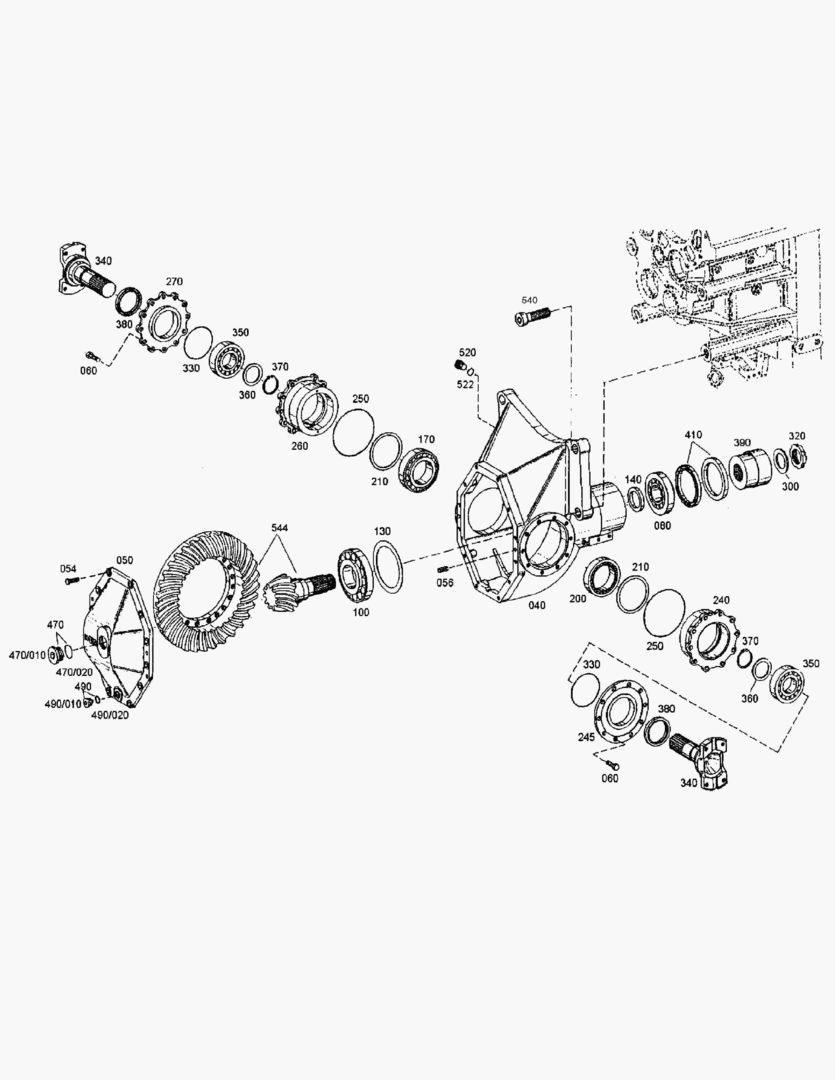 G020-107 DIFF. CARRIER