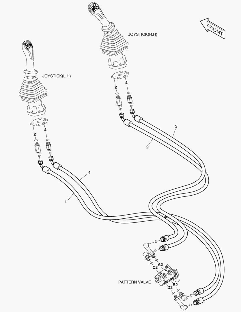 ТРУБОПРОВОД СЕРВОУПРАВЛЕНИЯ - ИЗМЕНЕНИЕ РЕЖИМА(2)