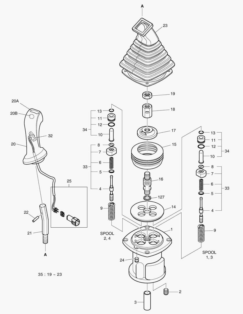 4430 JOYSTICK VALVE - ROPS