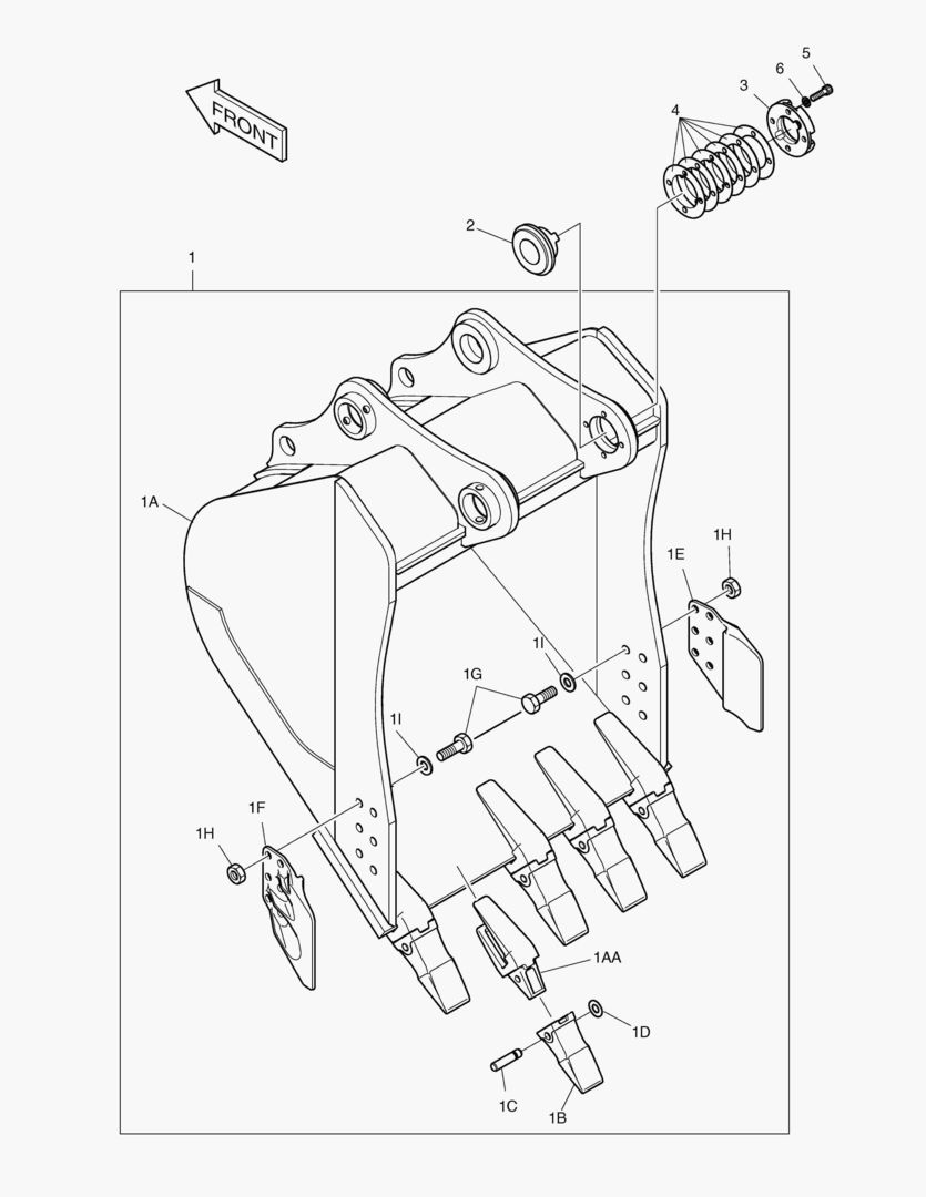 Спецтехника 6330 BUCKET ASS`Y - 1.05гЋҐ - главное фото