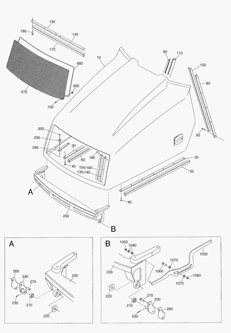 G300-2 BONNET SHELL - EQUIPMENT