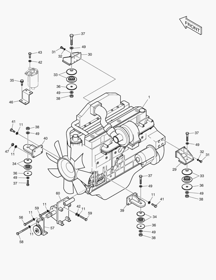 МОНТАЖ ДВИГАТЕЛЯ