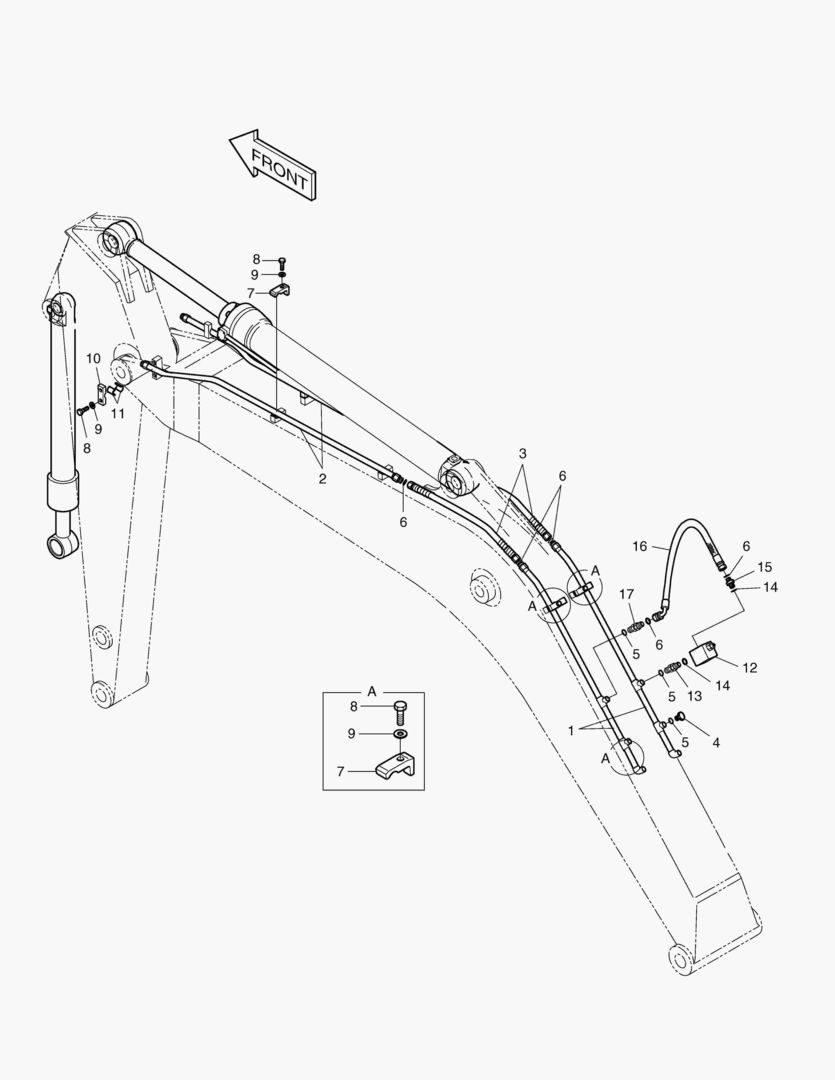 Спецтехника 6480 BOOM PIPING-BOOM 4.0m(ONE WAY) [1~597]
