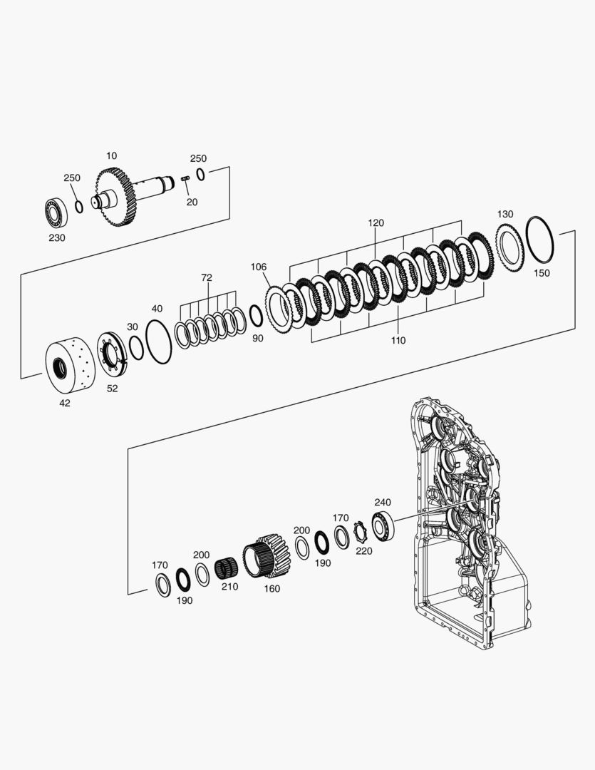 СЦЕПЛЕНИЕ - K2 - ТРАНСМИССИЯ