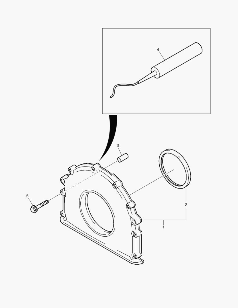КРЫШКА РАСПРЕДЕЛИТЕЛЬНЫХ ШЕСТЕРЕН