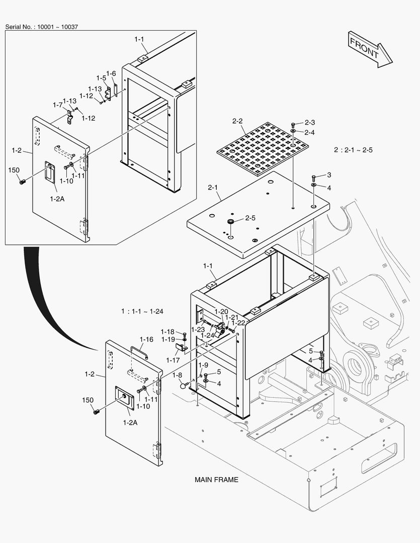1710 UREA TANK COVER